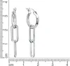 V Creolen 925/- Sterling Silber 3,6cm weiß 271210313R Produktbild-Vorschau 2