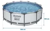 Rahmen-Gartenpool 366 x 100 cm 17-in-1 Bestway 56418 Produktbild-Vorschau 5
