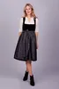 Edelnice Midi Dirndl Evi Samt Schwarz 48 Produktbild-Vorschau 6
