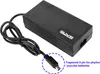 A black power adapter with a cord and connector. Podgląd zdjęcia produktu