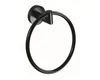 X-ROUND BLACK Handtuchhalter rund, Schwarz Produktbild-Vorschau 3