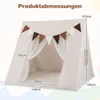 A diagram showing the dimensions of a children's play tent. Náhled obrázku produktu