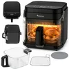 Frytownica beztłuszczowa 5,5L Air Fryer TurboTronic szklany Podgląd zdjęcia produktu 1