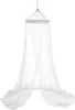 A white mosquito net hanging from a single point, with its fabric draped down. Náhľad obrázku produktu