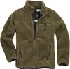 A studio shot of a green fleece jacket. Produktbild-Vorschau