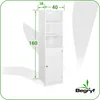 Szafka łazienkowa słupek wysoki biała 40x38x160 BR6We Podgląd zdjęcia produktu 3