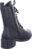 A black leather boot shown from the side. Podgląd zdjęcia produktu