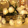 3M LED Rosen Lichterkette Batteriebetrieben Valentinstag Produktbild-Vorschau 2