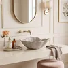 Rea Umywalka Nablatowa Flower Beige Podgląd zdjęcia produktu 4
