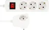 REV Steckdosenleiste 3+1-fach 5m + Schalter weiß Powersplit Produktbild-Vorschau 1