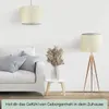 Wogati® Premium Lampenschirm E14/E27 Baumwolle|Creme / Produktbild-Vorschau 2