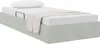 vidaXL Ottoman Bettgestell mit Speicher Hellgrau 90 x 200 Produktbild-Vorschau 3