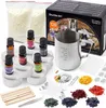 XXL DIY Kerzenherstellung Set mit 1,36kg Duftöl Dochten Produktbild-Vorschau 1