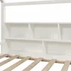 Detská posteľ Flieks v tvare domčeka 140 x 190 cm s LED Náhľad obrázku produktu 8