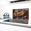 Herdabdeckplatten 3 teilig 30x52 Glaskeramikkochfeld Produktbild-Vorschau 3