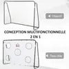 HOMCOM But de football 2 en 1 avec cible de tir, cage de Voir les images du produit 6