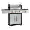 LANDMANN Gasgrill 12940 Triton PTS BR3.1 121cm silber Produktbild-Vorschau 1