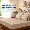 Komfortec Jersey Spannbettlaken 200x200 cm, 100% Baumwolle, Produktbild-Vorschau 4