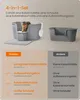 Feandrea extragroße Katzentoilette, für große Katzen, mit Produktbild-Vorschau 6