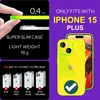 Hülle Neon Klar für iPhone 15 Plus Bunt Leuchtend Silikon Produktbild-Vorschau 4