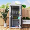 Drevená záhradná skriňa Outsunny, prístrešok na náradie s Náhľad obrázku produktu 13