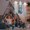 6 kusů lamp ve tvaru medúz - závěsné - lampy ve tvaru medúz Náhled obrázku produktu 4