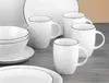 Kombiservice Blackline 24-teilig Porzellan weiß mit Produktbild-Vorschau 7