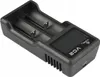 A black battery charger with a digital display. Anteprima dell’immagine prodotto