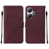 Hülle für Infinix Hot 30 Play NFC Prägung Flip Leder Produktbild-Vorschau 2