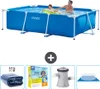 Intex-Schwimmbecken mit rechteckigem Rahmen – 260 x 160 x Produktbild-Vorschau 1