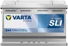 A VARTA E44 Silver Dynamic Starterbatterie is shown against a white background. Produktbild-Vorschau