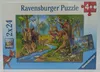 2 x 24 Teile Ravensburger Kinder Puzzle Tiere des Waldes Produktbild-Vorschau 4