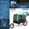 KESSER® Rimorchio per cani Boxer 3-in-1: passeggino per Anteprima dell’immagine prodotto 2