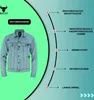 BULLDT Motorradjacke Jeansjacke Trucker Jacke, Größe:48/S, Produktbild-Vorschau 7