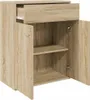 vidaXL Kredens dąb sonoma 60x30x75 cm materiał Podgląd zdjęcia produktu 3