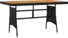 vidaXL 5-tlg. Garten-Essgruppe Poly Rattan Schwarz Produktbild-Vorschau 6