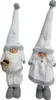 Two decorative gnomes, one male and one female, standing side-by-side against a white background. Produktbild-Vorschau