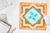 MuchoWow® Mauspad Mousepad Geometrische Formen - Blau - Produktbild-Vorschau 5