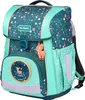 A children's school backpack with a deer and floral pattern. Produktbild-Vorschau