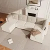 Modułowa sofa w kształcie litery U Merax z schowkiem, Podgląd zdjęcia produktu 16