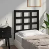 Kopfteil Schwarz 80,5x4x100 cm Massivholz Kiefer Produktbild-Vorschau 2