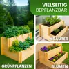 Stufenbeet mit 2 Stufen aus Kiefer natur Pflanzkasten Produktbild-Vorschau 6