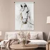 MuchoWow® Wandteppich Wandbehang Pferd - Aquarell - Tiere - Produktbild-Vorschau 5