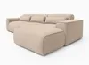 AX LIVING Wohnlandschaft mit Schlaffunktion Ruyam Beige Produktbild-Vorschau 4