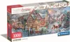 CLEMENTONI Puzzle 1000 Panorama Christmas + poster  39927 Podgląd zdjęcia produktu 1