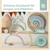 Bieco ontwikkelingsspeelgoed voor baby's: houten regenboog Productafbeelding-voorbeeld 6