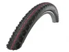 A black bicycle tire with red accents against a white background. Podgląd zdjęcia produktu