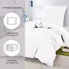 Posteľná bielizeň Renforce "Stone Washed" biela 135x200 Náhľad obrázku produktu 2