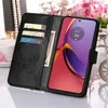 Lederhülle für Motorola Moto G84 Schmetterling Prägung Flip Produktbild-Vorschau 4