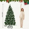 ROSEJANE Künstlicher Weihnachtsbaum 210 cm mit Zapfen & Produktbild-Vorschau 2